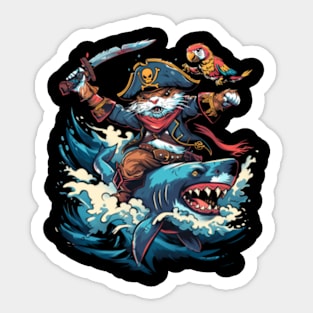 Cat's Ocean Exploration Sticker